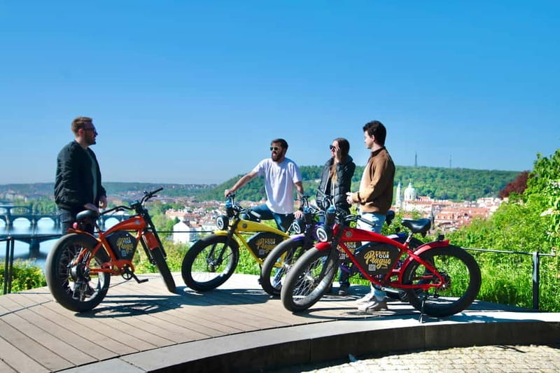 Prague: Grand City Tour on Fat e-Bike - How the 2-hour loop really plays out, from bridge to hilltop