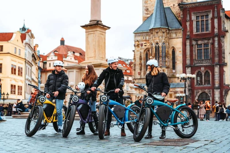 Prague: Grand City Tour on Fat e-Bike - Prague Castle, Strahov Monastery, Petrin Hill, and the Lennon Wall