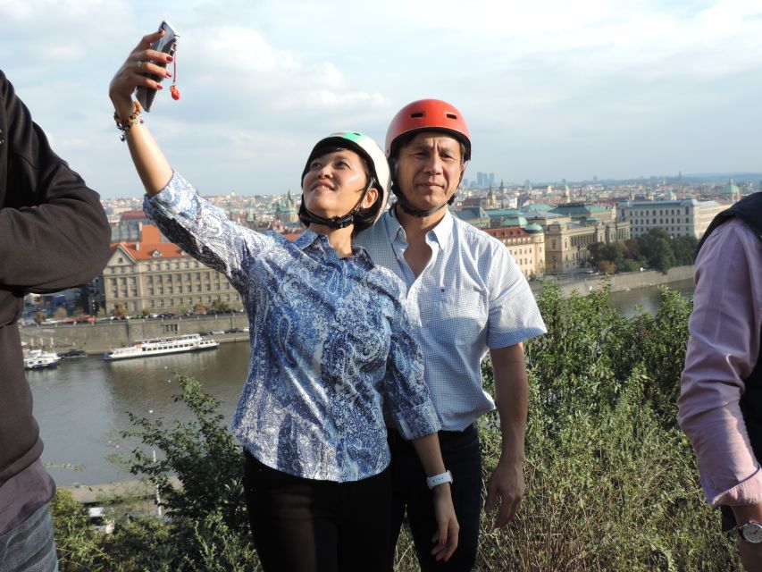 Prague: Grand e-Scooter Guided Tour - Petrin Hill and Petrin Tower: the one climb you should plan for
