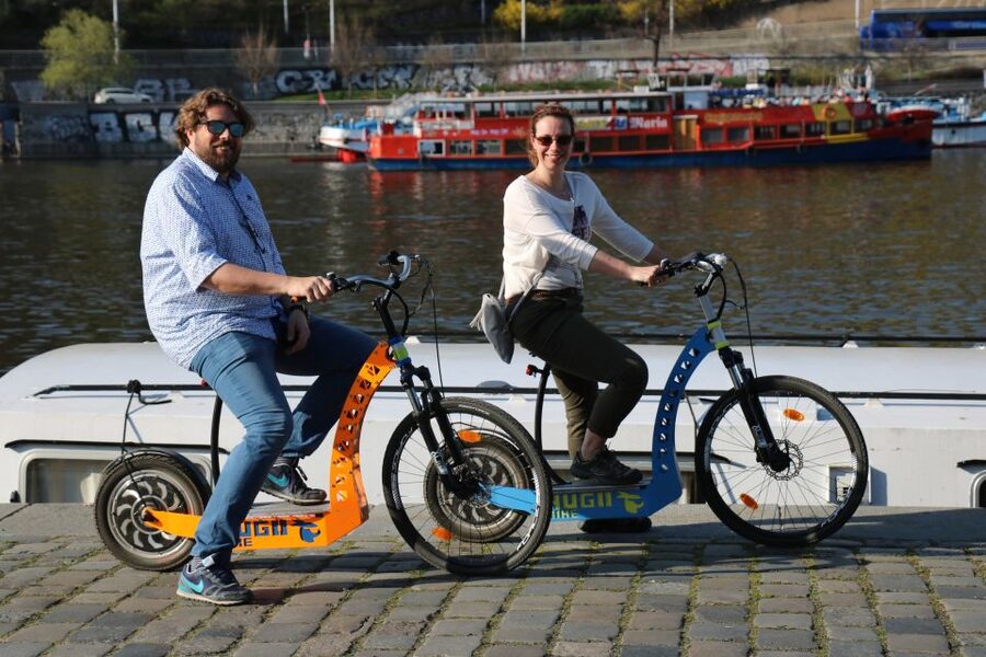 Prague: Grand Segway and eScooter Live Guided City Tour - Through Prague’s neighborhoods: Paris Street, Kafka Museum, and Park Cihelna
