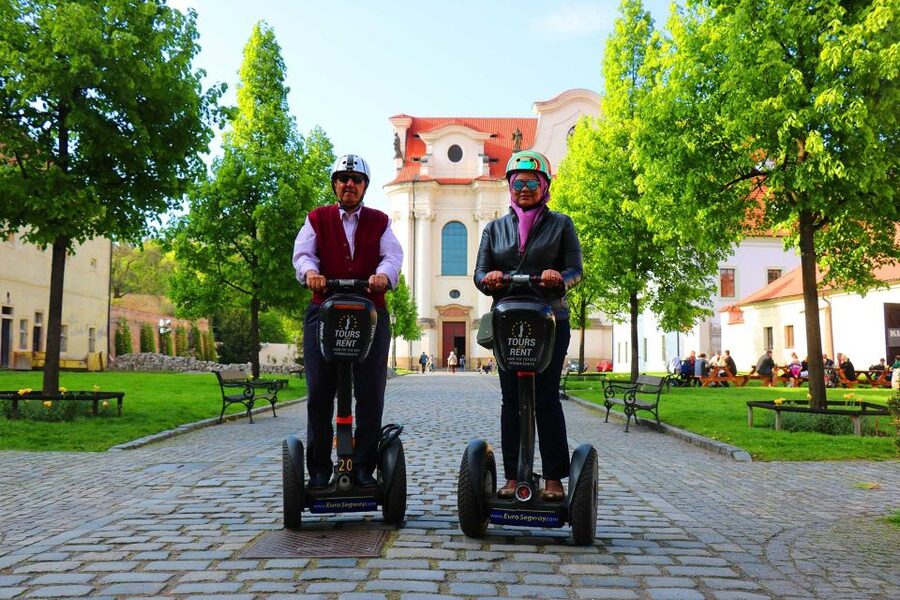 Prague: Grand Segway and eScooter Live Guided City Tour - Letná lookouts and the Big Metronome moment