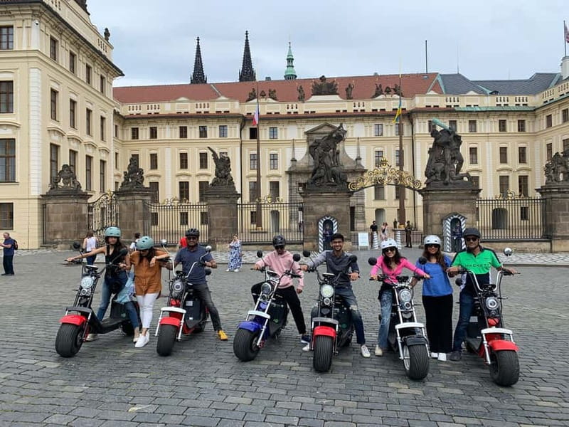 Prague: Guided Fat Tire e-Scooter Tour - Fat-tire e-scooter basics, age rules, and what to bring