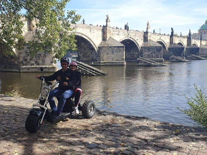 Prague: Guided Sightseeing Tour by Electric Trike - Powder Tower Break, Then North Toward Letná