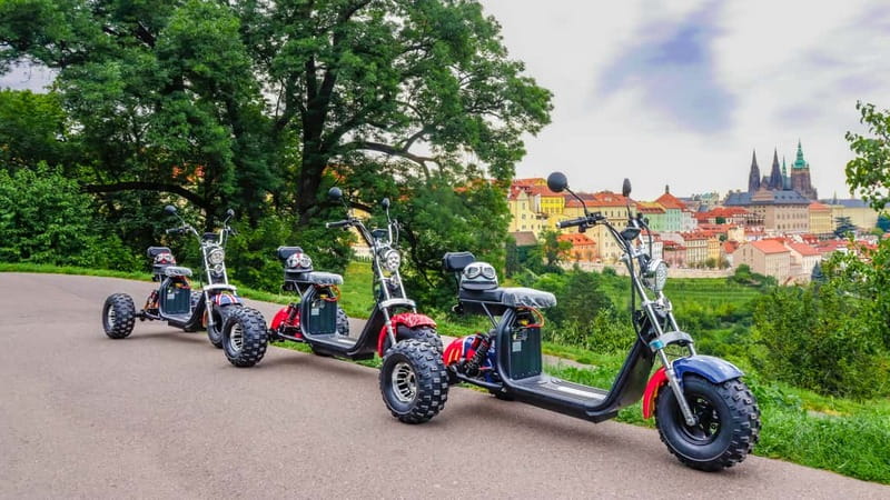 Prague: Guided Sightseeing Tour by Electric Trike - Strahov Monastery, Quiet Gravity in the Middle of the Route