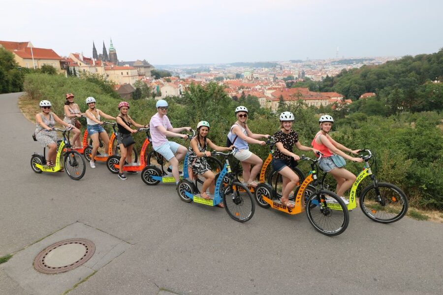 Prague: Half-Day Guided Tour by Segway and E-Scooter - Crossing Toward the Jewish Quarter and Old Town