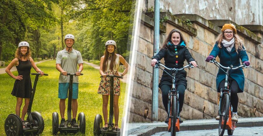 Prague Highlights: Segway & E-Scooter Tour with Taxi Pick-Up - Prague Castle Approach and Strahov District Stops You Can Actually Enjoy
