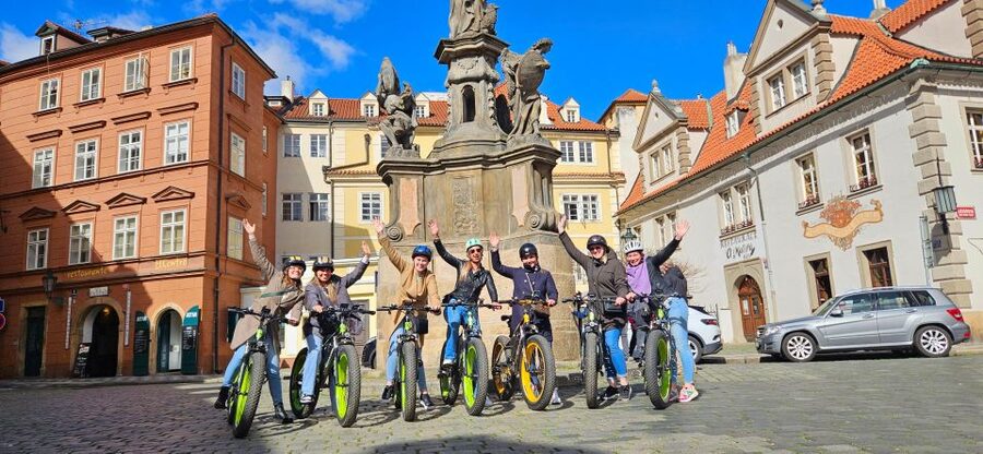 Prague: Highlights Tour on e-Scooter or eBike - Prague Castle and St. Vitus Cathedral, Plus Guards and a Monastery Stop