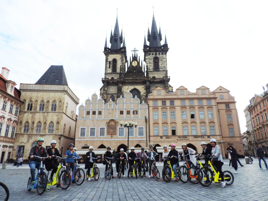 Prague: Highlights Tour on e-Scooter or eBike - Rudolfinum, Jewish Cemetery Ground, and Synagogue History