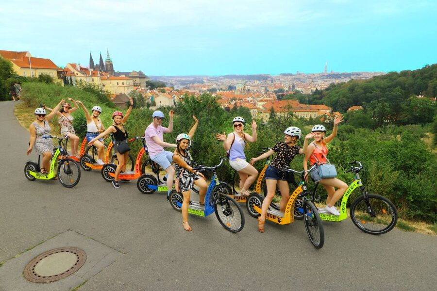 Prague: Highlights Tour on e-Scooter or eBike - Strahov Monastery and the Garden Viewpoint for a Late-Day Shift