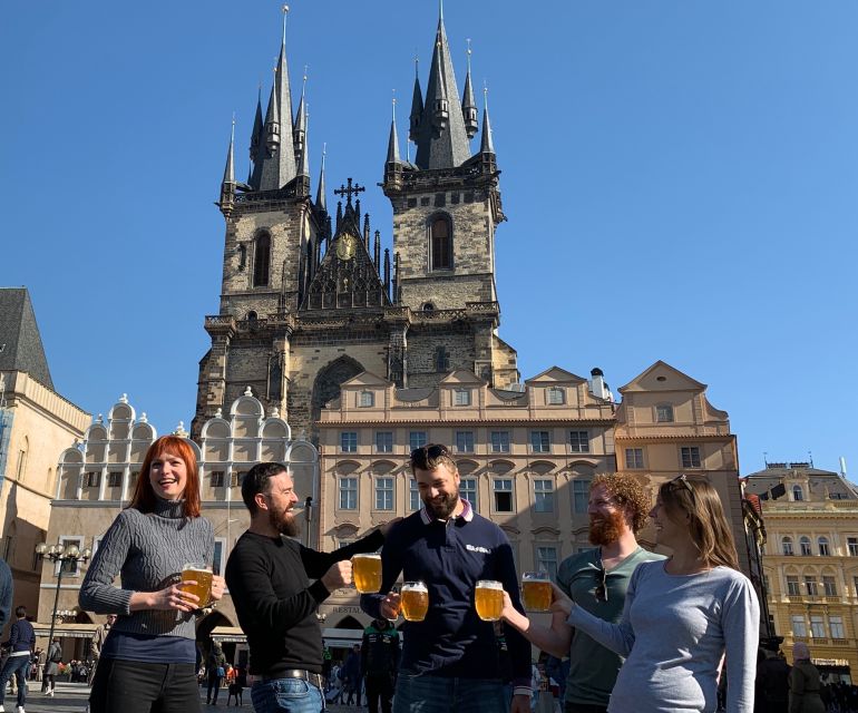 Prague: Historic Pubs Tour with Drinks - Wenceslas Square start: the perfect warm-up block
