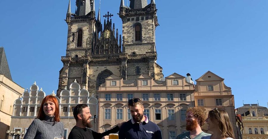 Prague: Historic Pubs Tour with Drinks - The Astronomical Clock moment: brief, focused, and photo-friendly