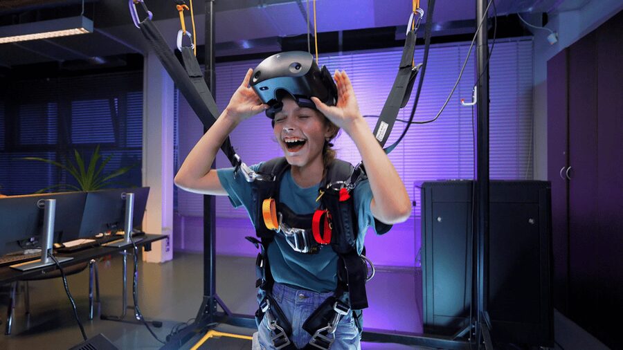 Prague: Hurricane Factory Parachute Jump VR Simulator - What you will feel in your body, not just on screen