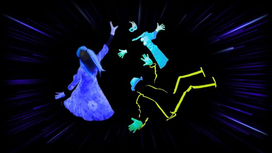 Prague: Images of Love Black Light Theatre Show - Black light theatre plus film projections: how the show stays clear