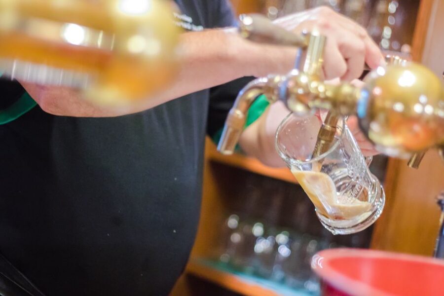 Prague: Legendary Beer Tour with Dinner - The guided walk along historic streets, via Karlova Street