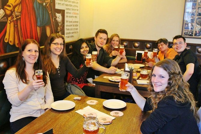 Prague Mini-Breweries Beer Tour with Czech Appetizers - Nové Město sightseeing: where the city walk earns its beer