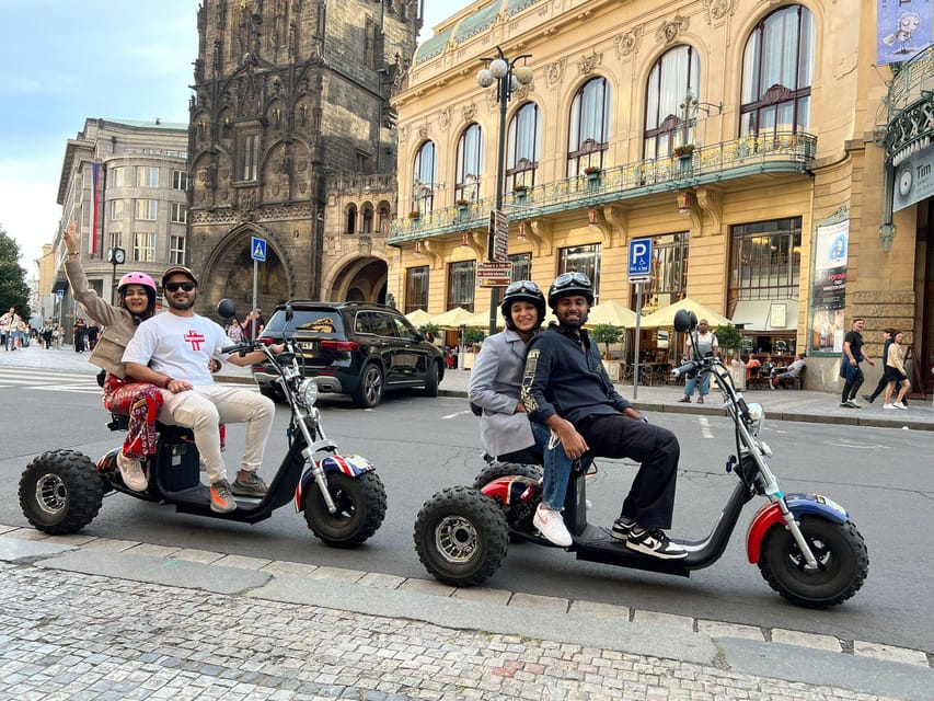 Prague Monastery & Panoramic Viewpoint Electric Trike Tour - Old Town Prague: finishing with a guided loop instead of a dump-and-run