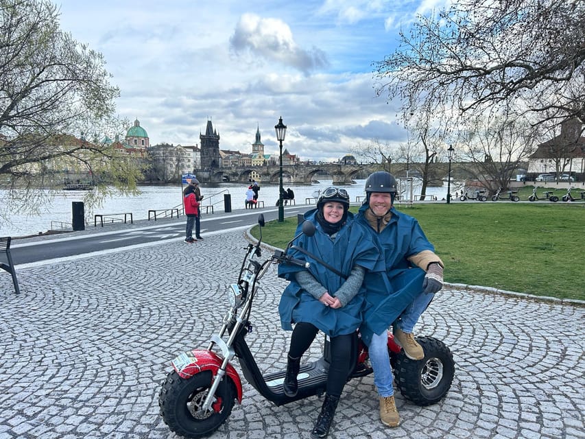 Prague Monastery & Panoramic Viewpoint Electric Trike Tour - Charles Bridge and Rudolfinum: the classic postcard route, guided for real meaning