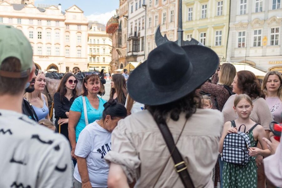 Prague: Nightwatchman of Prague Walking Tour - Powder Tower to Ovocný trh: getting oriented in the 17th-century streets