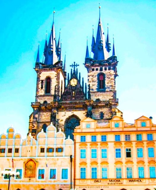 Prague: Old Town Square and Astronomical Clock Audio Guide - St. Nicholas Church, the Jan Hus Monument, and other square-edge landmarks