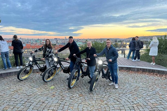 Prague on Stylish Retro styled E-Bike - Viewpoints & Sightseeing - Letná Park: the viewpoint portion of the tour (and why you should save your energy)