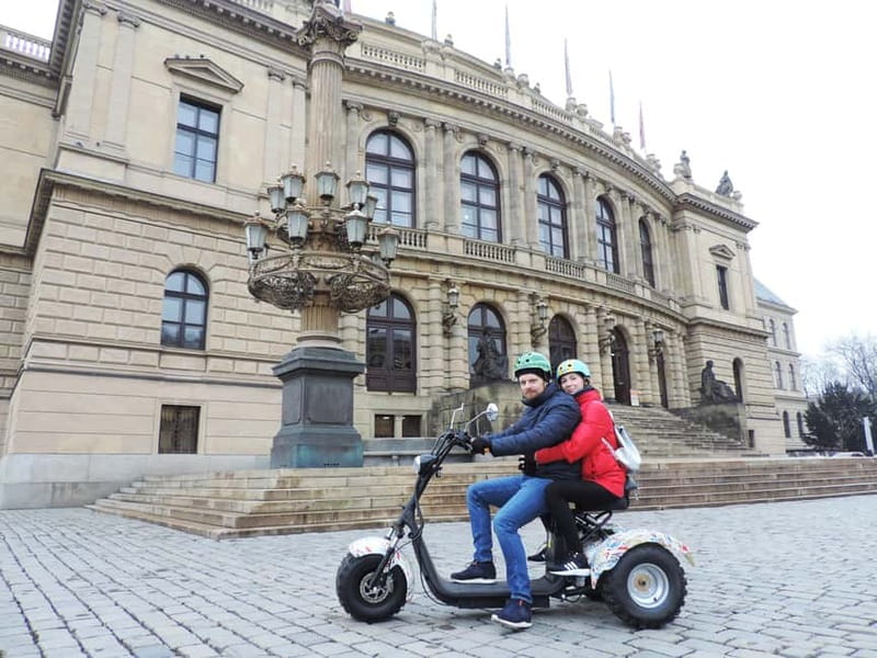 Prague: Panoramic Viewpoints Guided Electric Tricycle Tour - Bridges Parade Viewpoint, panoramic views of 6 bridges