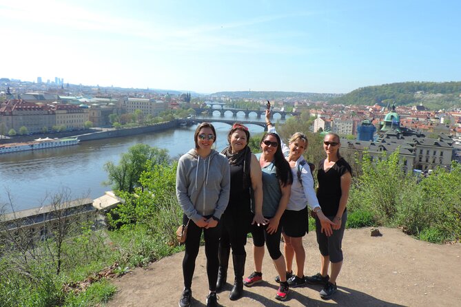 Prague Panoramic Views e-bike and e-Scooter guided Tour - Metronome viewpoints: a quick stop with big payoff
