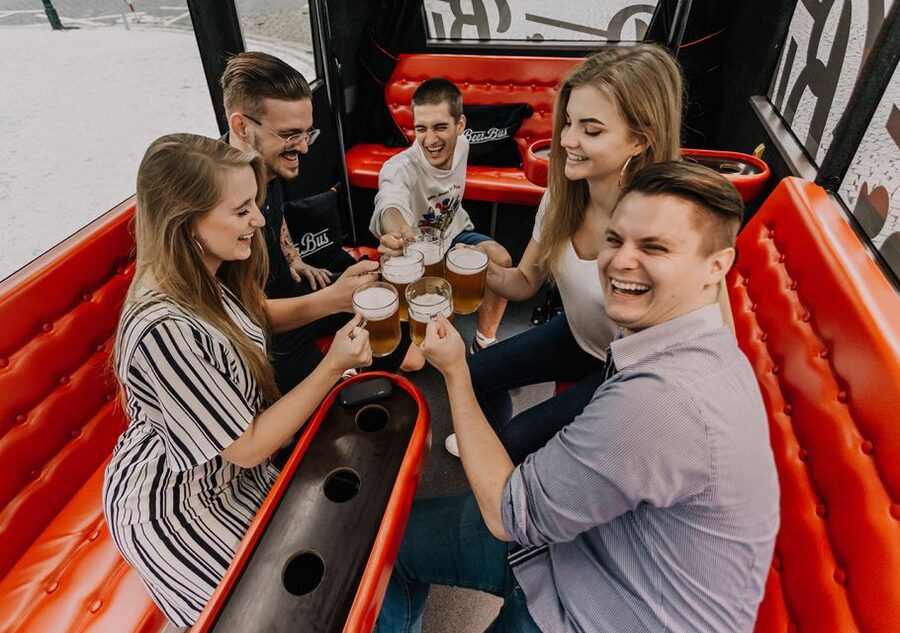 Prague: Party Beer Bus - Staropramen Brewery: the beer part you actually want