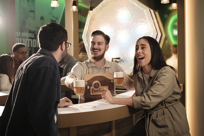 Prague Pilsner Urquell Experience with 3 Free Beer Tastings - Beer Hall Finish: Your Three Tastings and Beer You Can Actually Compare