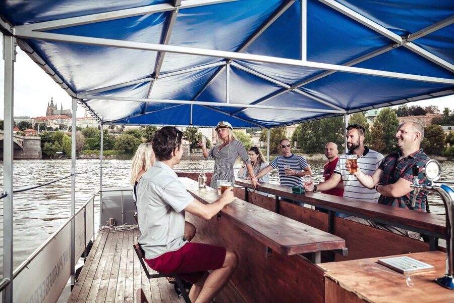 Prague: Private Cycle Boat River Tour with Beer or Prosecco - How the 90 Minutes Work: Your Pace, Your Drinks, Your Music
