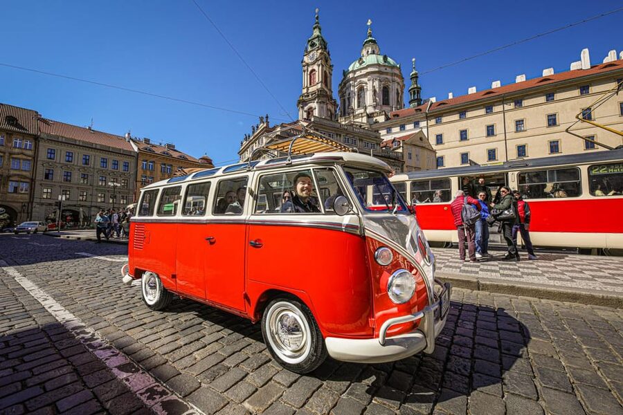 Prague: Private Sightseeing Tour in original VW Samba bus - Key points at a glance