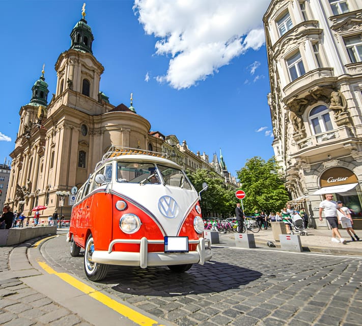 Prague: Private Sightseeing Tour in original VW Samba bus - The guide experience: local stories, real language support, and pacing