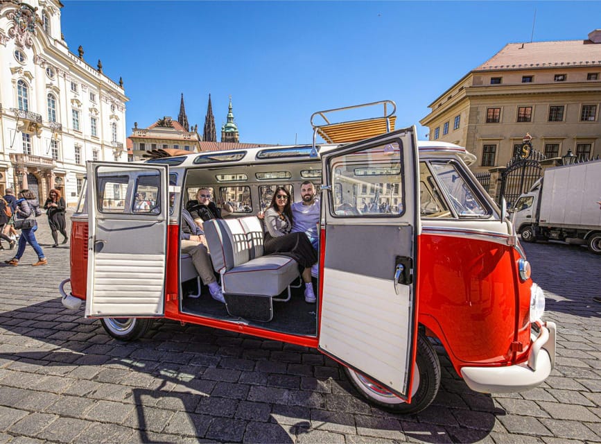 Prague: Private Sightseeing Tour in original VW Samba bus - Price and value for a group up to 7