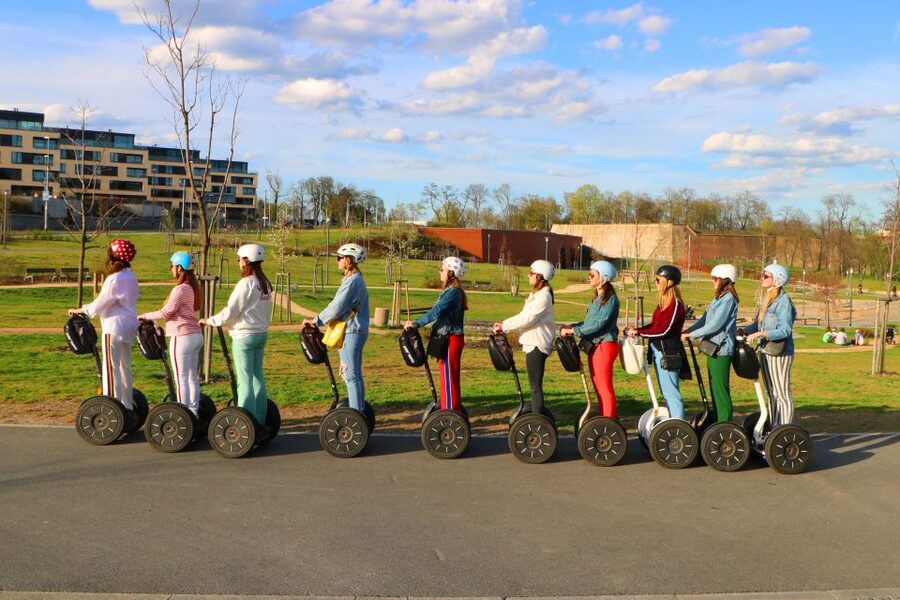 Prague: Segway Sightseeing Live-Guided Tour - Prague Castle viewpoints with less walking, Strahov Stadium with big-sight energy