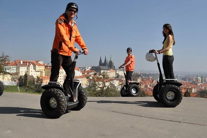 Prague Segway Tour with A Local Guide & Hotel Pick Up - National Theater Opera view: a familiar landmark from a different angle