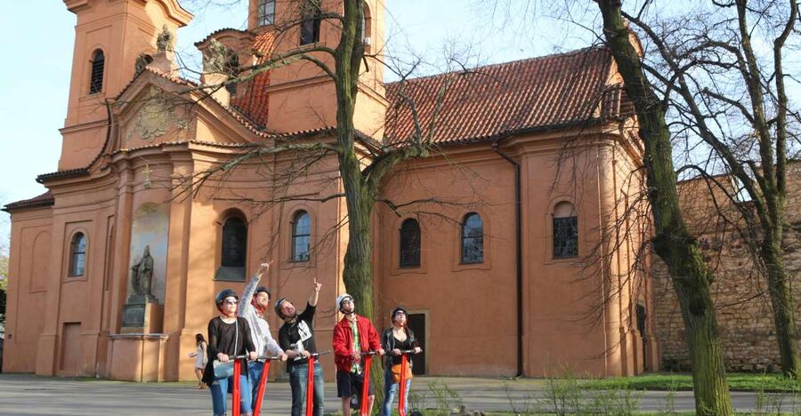 Prague Segway Tour with Oldest Monasteries and Free Taxi - Practice run, helmets, and the pace that keeps beginners smiling