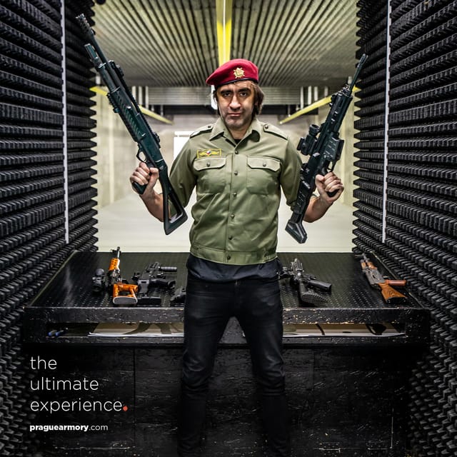 Prague: Shooting Range Experience - Weapon selection: the difference between seeing and doing