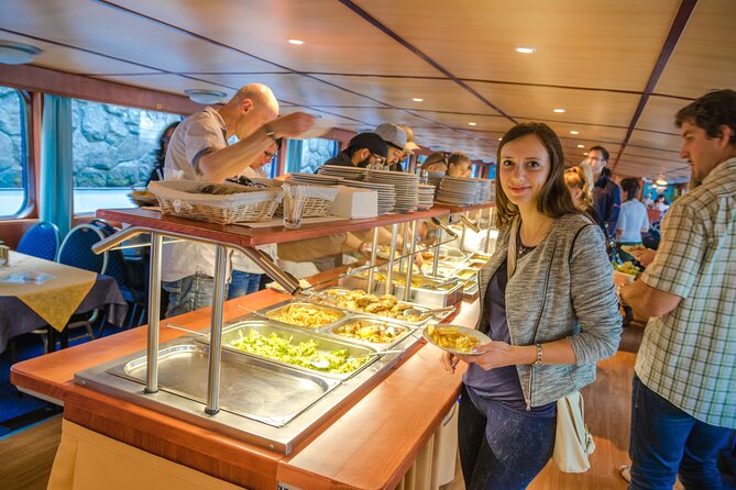 Prague: Sightseeing Boat Cruise with Buffet Dinner - Smíchov Lock stops: why the boat feels slow but not wasted time