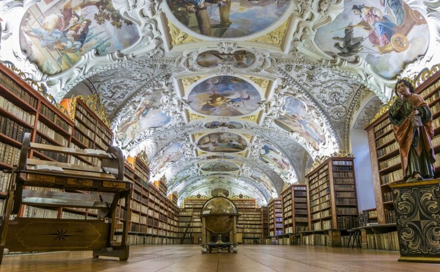 Prague: Skip-the-line Strahov Monastery and Library Tour - Inside Strahov Library, where the halls do the talking