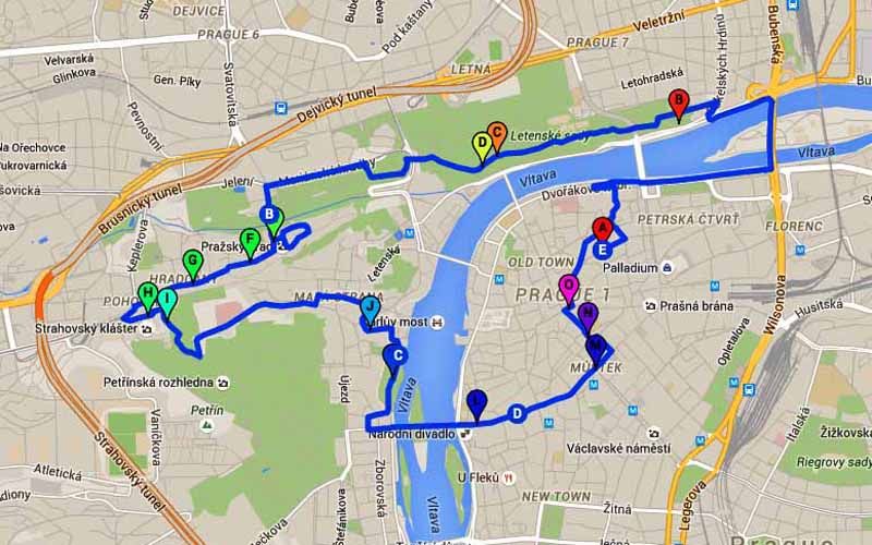 Prague: Stunning Viewpoints, Castle, City & Park Bike Tour - Back Toward Old Town Square: The Why of the Circular Route