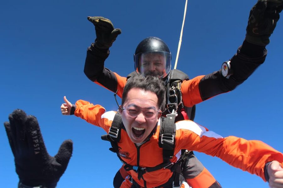 Prague: Tandem Skydiving 14,000ft over Prague with Transfers - One minute of free fall, then 7 minutes under canopy