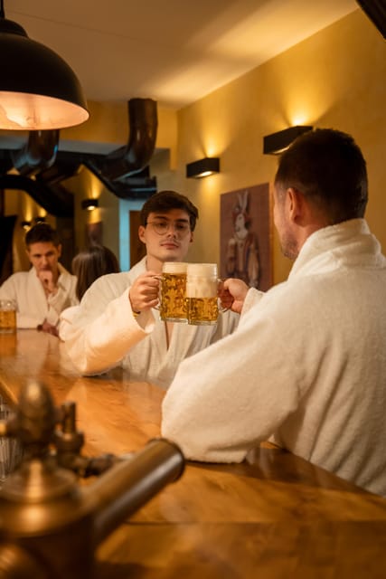 Prague: The Largest Beer SPA with Unlimited Beer Consumption - Walking in: changing rooms, showers, and how privacy works