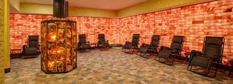 Prague: The Largest Beer SPA with Unlimited Beer Consumption - Salt cave time: fireplace calm and salt-air therapy
