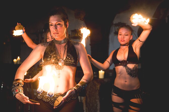 Prague to Detenice Medieval Castle, Brewery and Dinner Experience - The Medieval Tavern Feast: Unlimited Beer, Moravian Wine, and Fire Performance