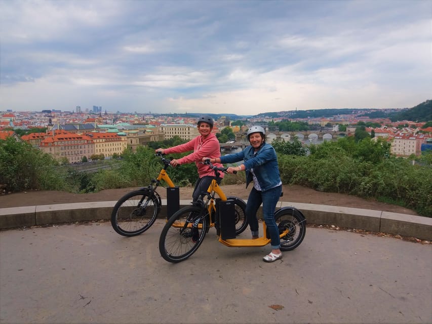 Prague Ultimate e-Scooter City Tour - Lesser Town, Kampa Park, and Lennon’s Wall graffiti stop