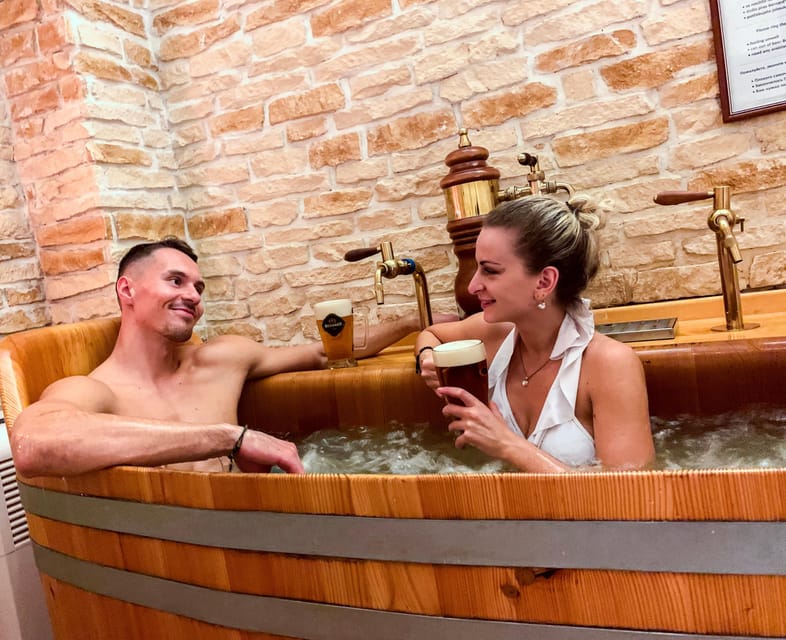 Prague: Ungelt Bernard Beer Spa with Beer & Optional Massage - Key highlights at Beer Spa Bernard (Ungelt)