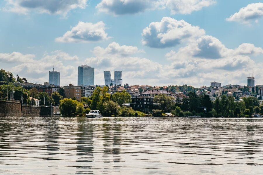 Prague: Vltava River Guided Canoeing Tour - Getting to Cisarska Louka and settling into your inflatable canoe