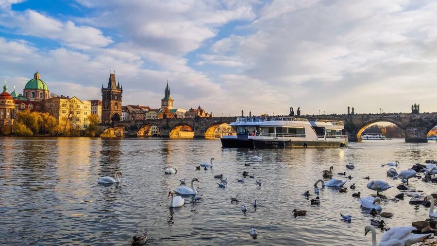 Prague: Vltava River Sightseeing Cruise - Prague from the water feels calmer fast