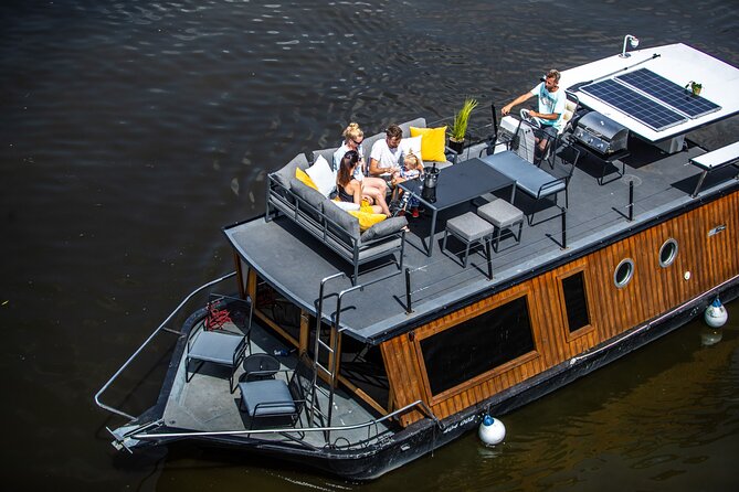 Prague YachtBoat CLASSIC cruise with Unlimited Beer or Prosecco - Setting off from Naplavka: where the cruise starts to feel easy