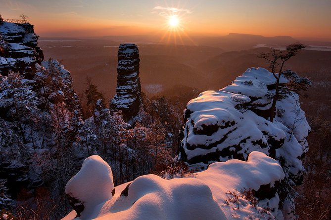 Pravcicka Gate & Bastei Bridge Winter National Park Tour from Prague - Crossing into Germany for Saxon Switzerland and Bastei Bridge