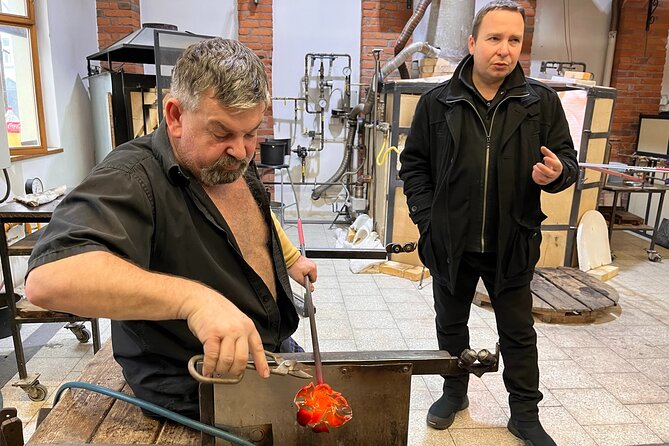 Private Bohemian Glass and Czech Crystal Tour with lunch included - Stop 2: Novotný Glass Studio, museum access, and designer names